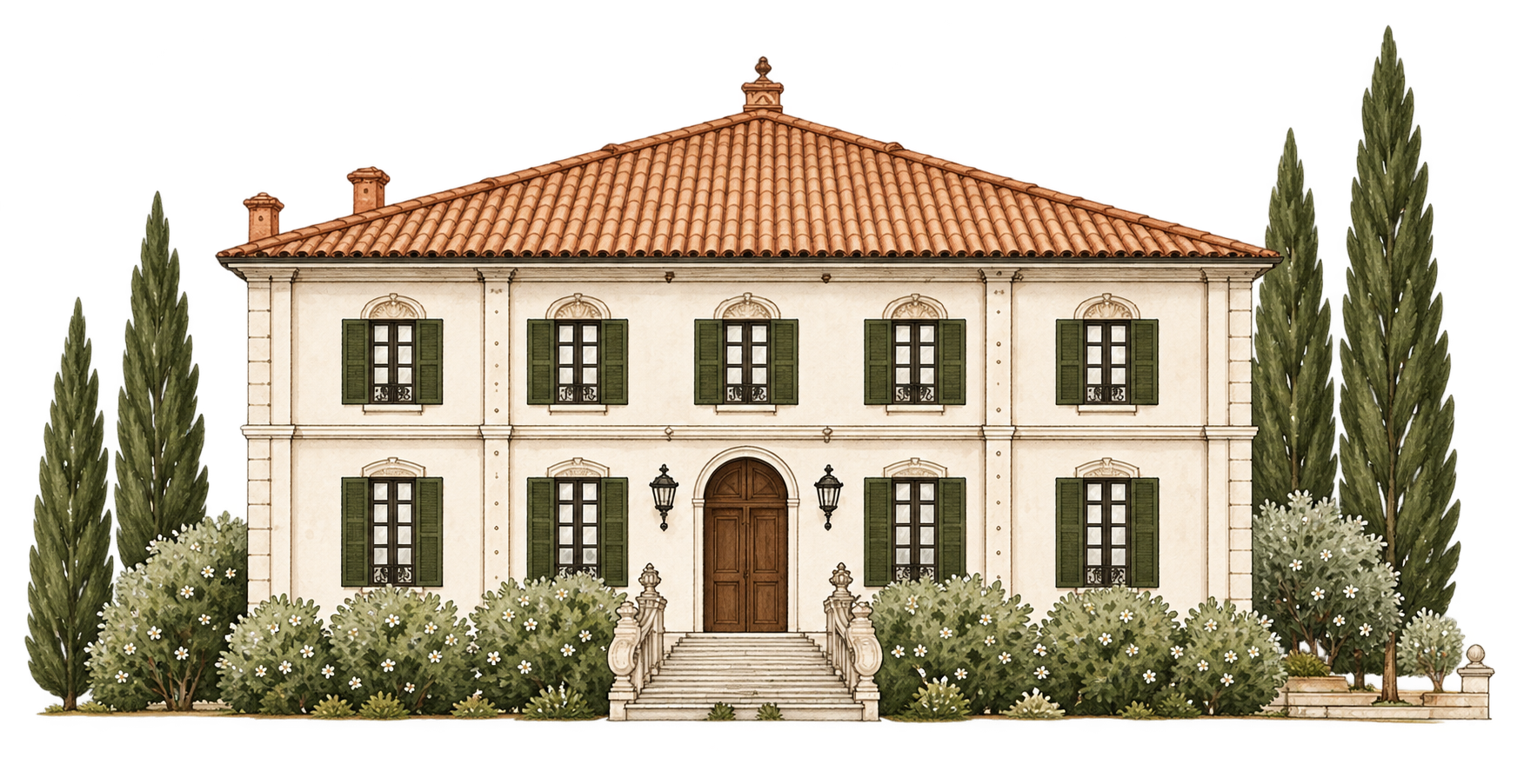 Ilustración del Palacio del Negralejo